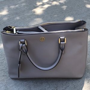 Tory Burch Double Zip Robinson Tote (Large)